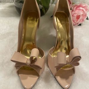 Cape Robbin Nude Bow Heels 8.5